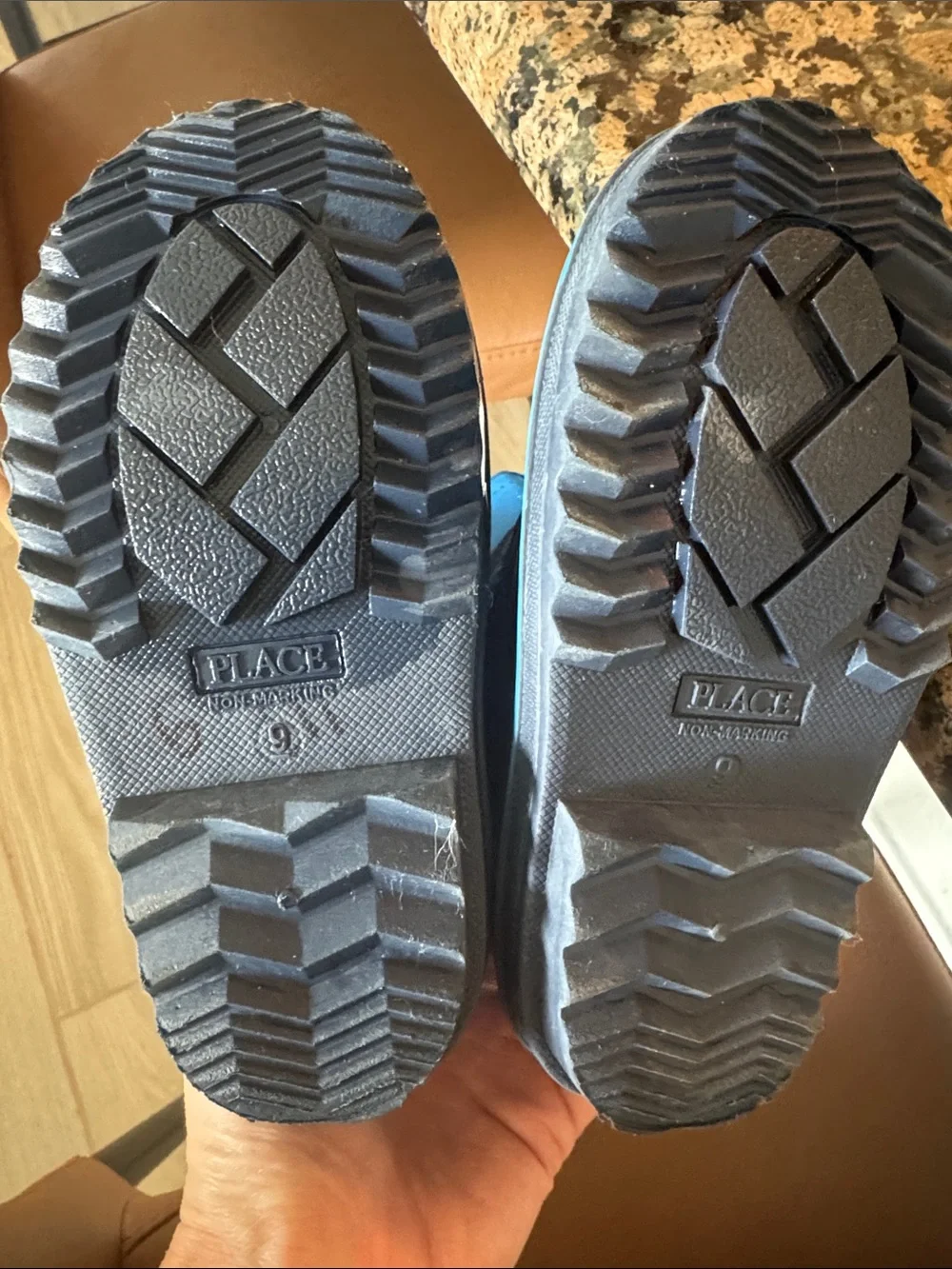 The Children's Place Blue & Black Kids Snow Boots